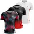 Combo 3 - Camiseta Dry Fit Adulto Unissex - Treino