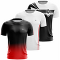 Combo 3 - Camiseta Dry Fit Adulto Unissex - Treino