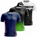 Combo 3 - Camiseta Dry Fit Adulto Unissex - Treino