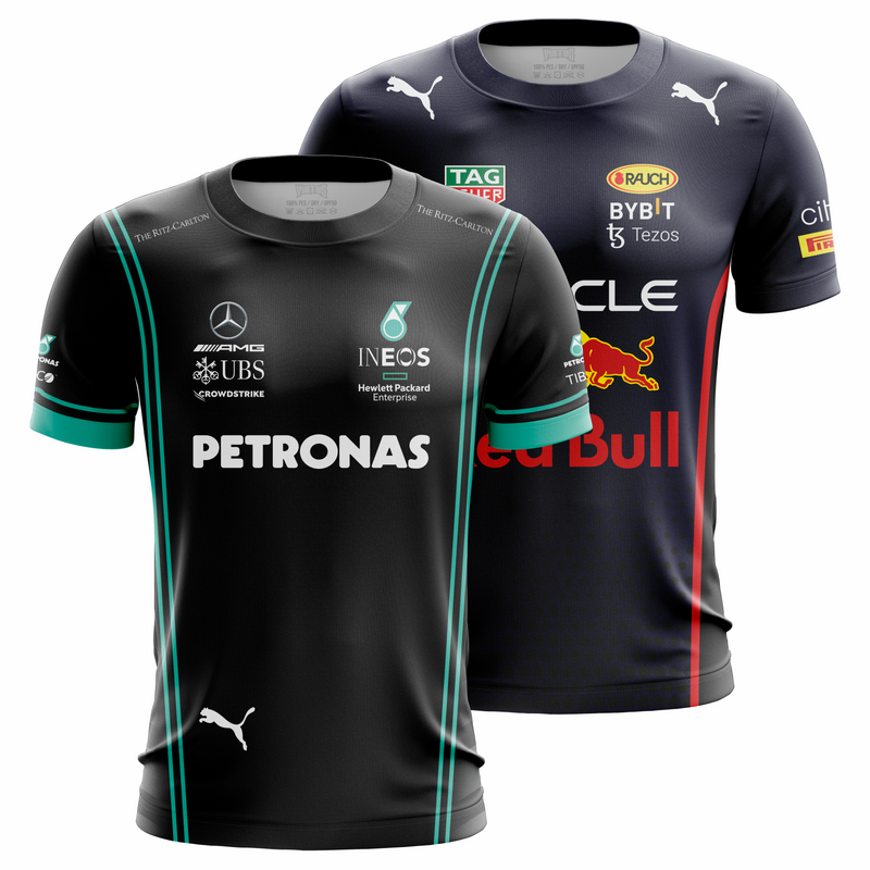 Kit 2 Camisetas F1 Dry-fit