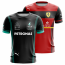 Combo 2 - Camiseta Dry Fit Adulto Unissex - Mercedes 2.8 + Ferrari 1.2 - Ref. MV8.18