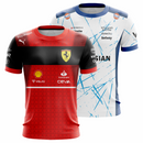 Combo 2 - Camiseta Dry Fit Adulto Unissex - Ferrari 1.11 + Williams 11.11 - Ref. MV8.1