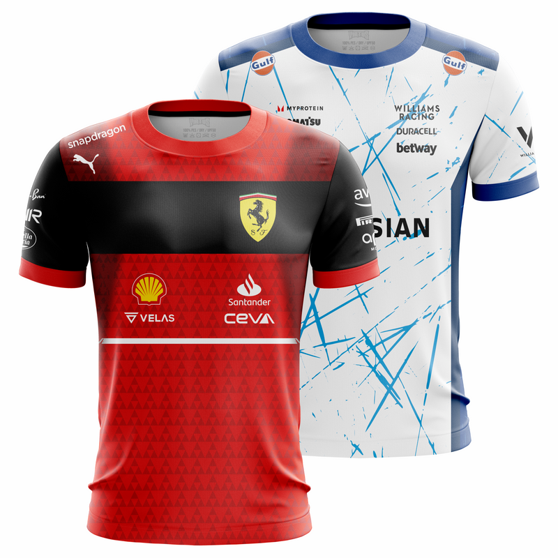 Combo 2 - Camiseta Dry Fit Adulto Plus Size Unissex - Equipes F1