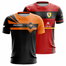 Combo 2 - Camiseta Dry Fit Adulto Unissex - McLaren 6.11 + Ferrari 1.2 - Ref. MV8.7