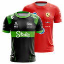 Combo 2 - Camiseta Dry Fit Adulto Unissex - Sauber 10.5 + Ferrari 1.14 - Ref. MV8.8