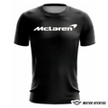 Camiseta da McLaren Preta de Algodão