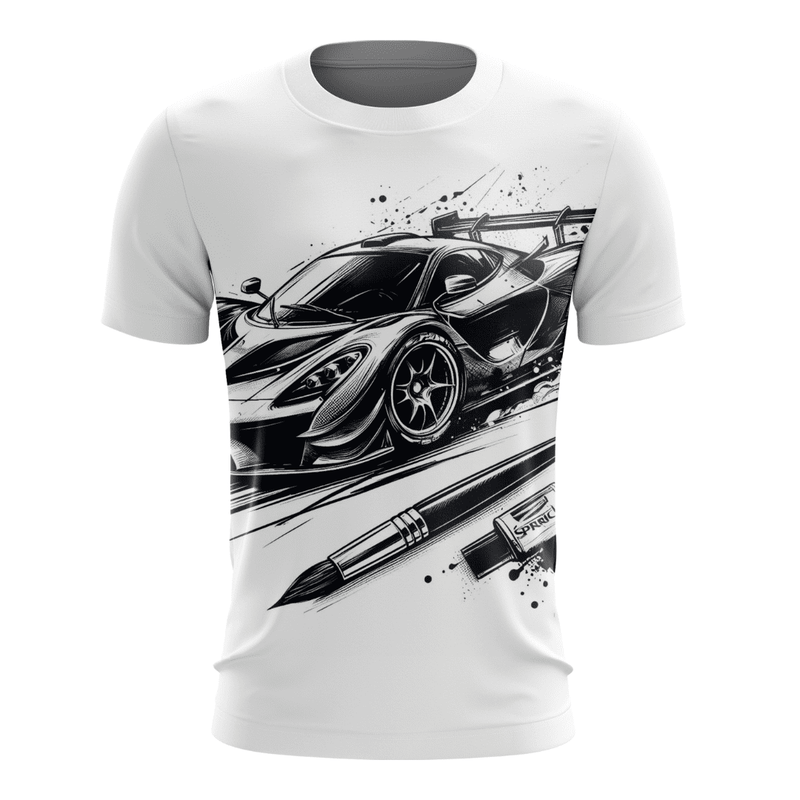 Camiseta Carro White A