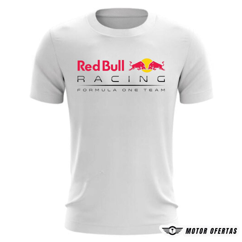 Camisetas da Red Bull da F1 de Algodão Camisetas da Red Bull da F1 Motor Ofertas Branco P 