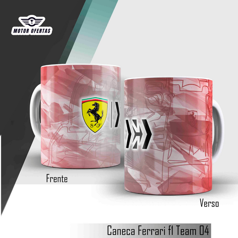 Canecas da Ferrari Team 04
