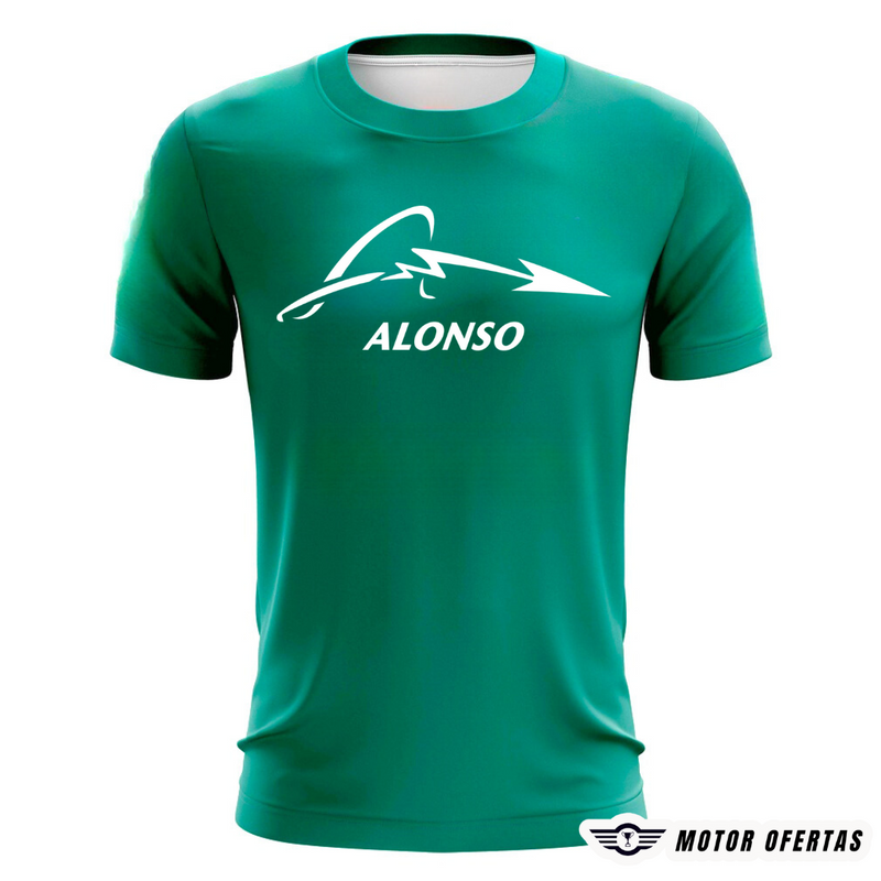 Camiseta do Fernando Alonso em Algodão