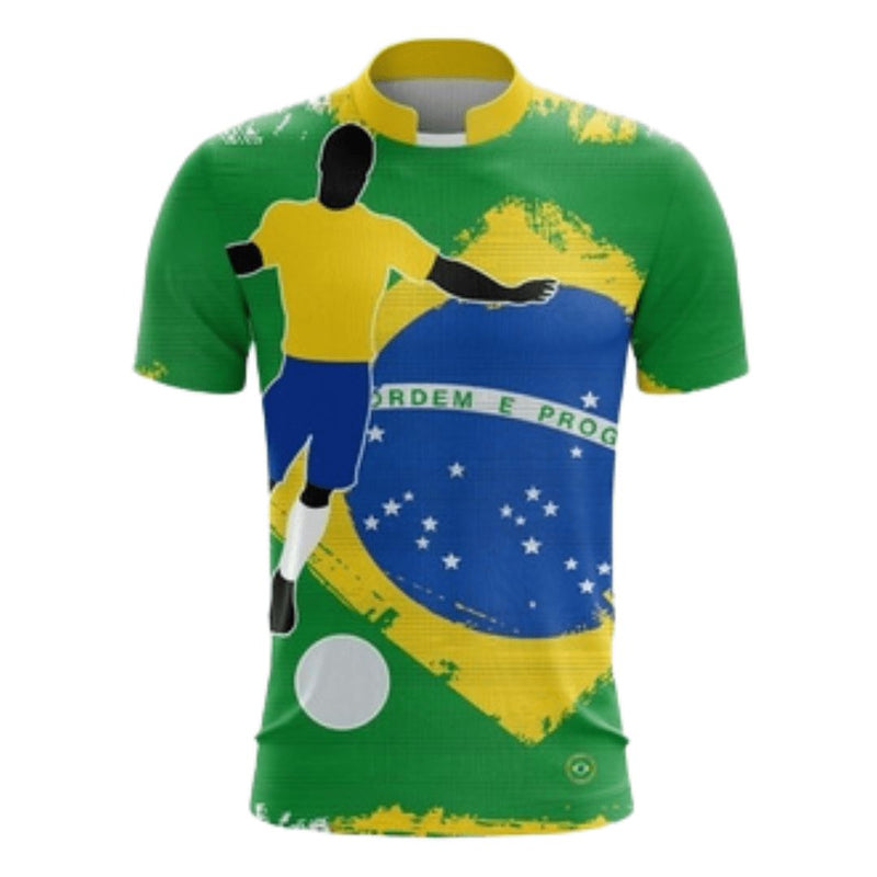 Camiseta do Futebol Brasileiro Gola Especial Camiseta do Futebol Brasileiro Gola Especial Motor Ofertas P Frete Grátis 