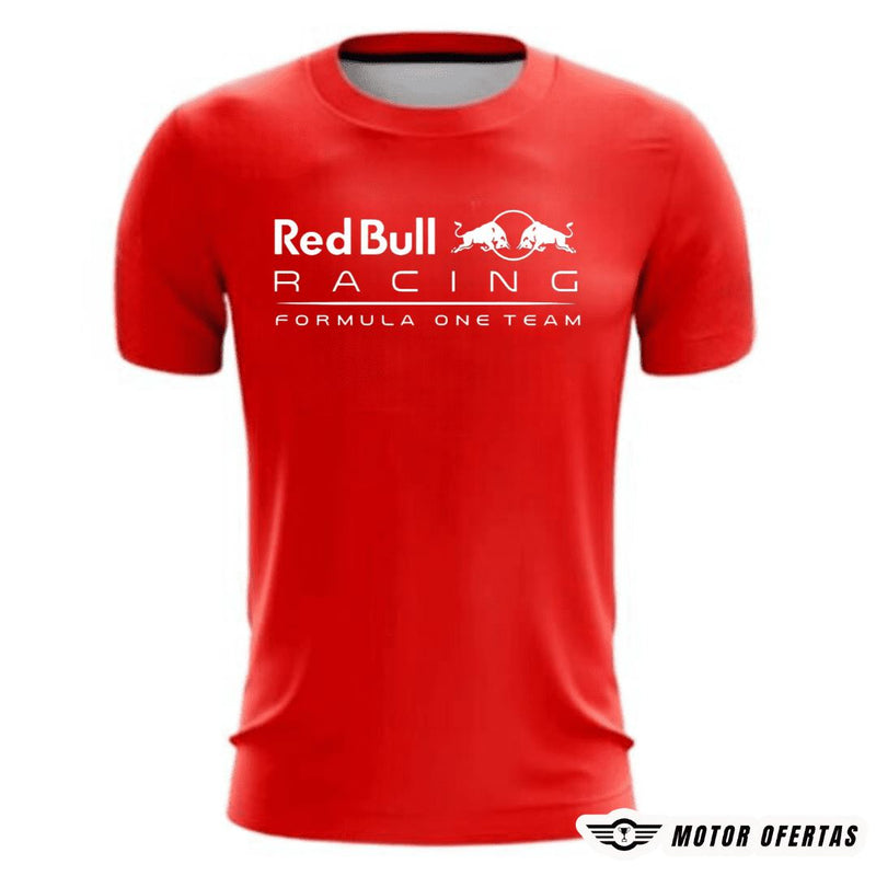 Camisetas da Red Bull da F1 de Algodão Camisetas da Red Bull da F1 Motor Ofertas Vermelho P 