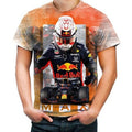 Camisetas Estampadas da F1 Camisetas Infantis do Max Verstappen da F1 Motor Ofertas RED BULL Infantil 02 - 40 x 32 cm 