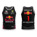 Camisetas Regatas do Max Verstappen da F1 Camisetas Regatas do Max Verstappen da F1 Motor Ofertas PRETO Infantil 02 - 40 x 32 cm 